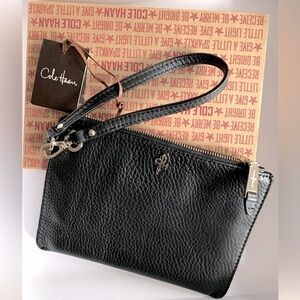 Cole Haan Leather Clutch Bag (original leather Limited edition)